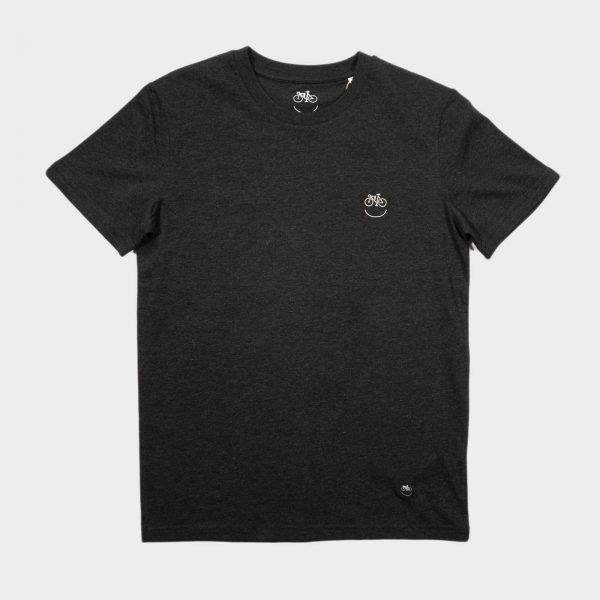 Camiseta Lit Logo Orgánica Faded Denim Black