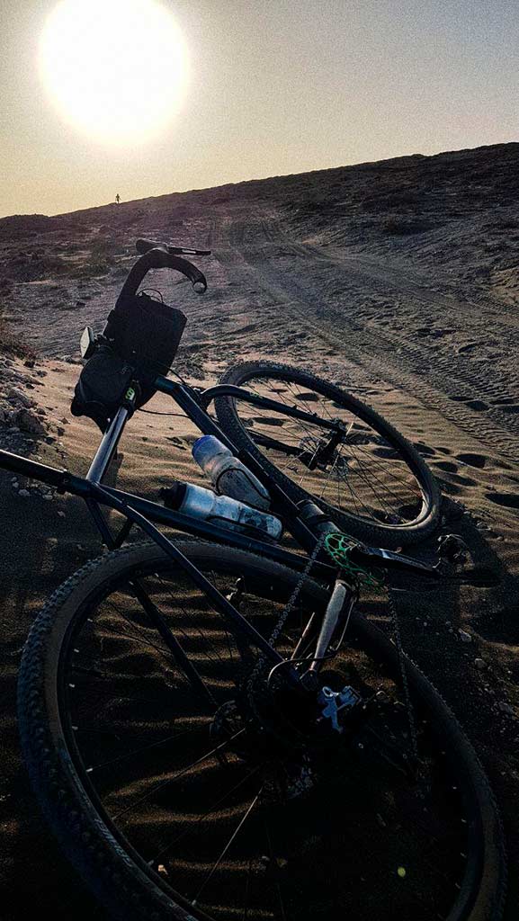 Gravel bike por el desierto