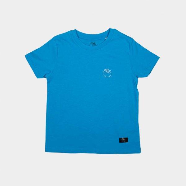Lit Logo es una camiseta de niño azul de Chela Clo