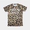 Chela Clo Natural la camiseta técnica con print de leopardo