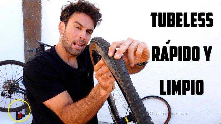 ¿Cómo cambiar rueda TUBELESS de una bicicleta?