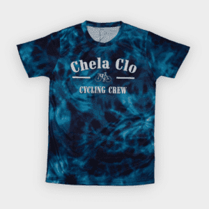Chela Clo - Camiseta Biker deep blue dye