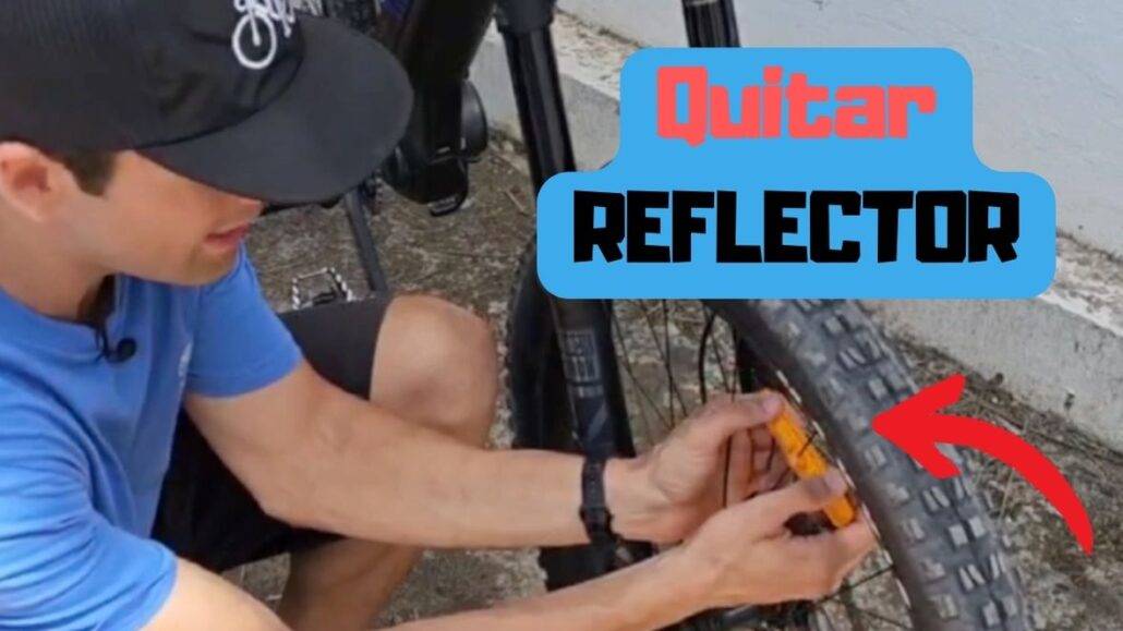 ¿Cómo quitar reflectores de bicicleta?